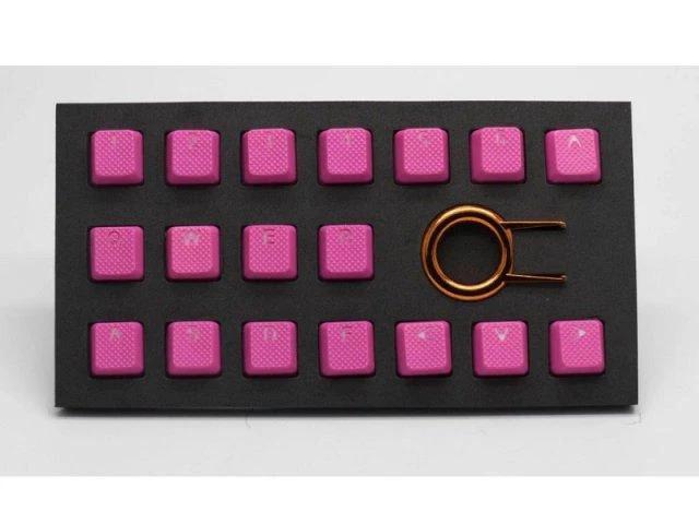 Tai-Hao 18 Key ABS Rubber Keycaps - Neon Pink - مفاتيح كيبورد